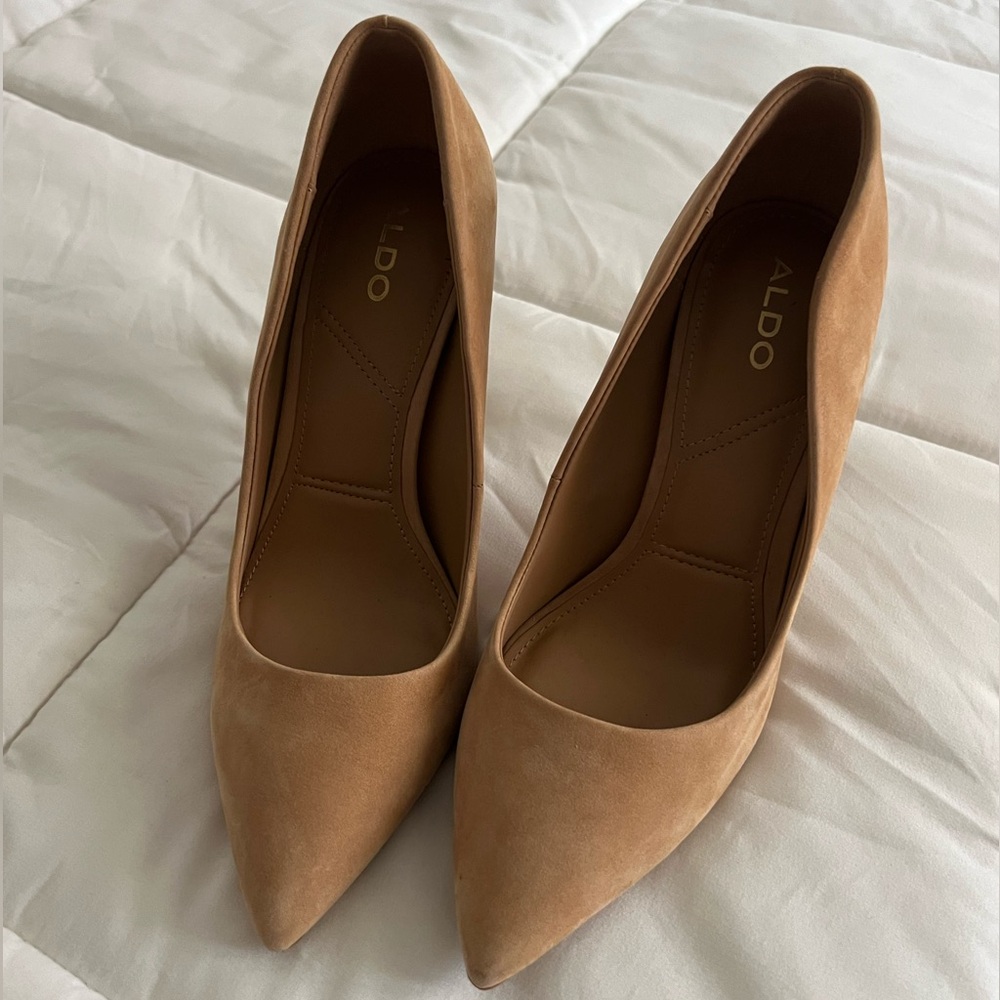 Aldo Tan Pointed Toe Heels
